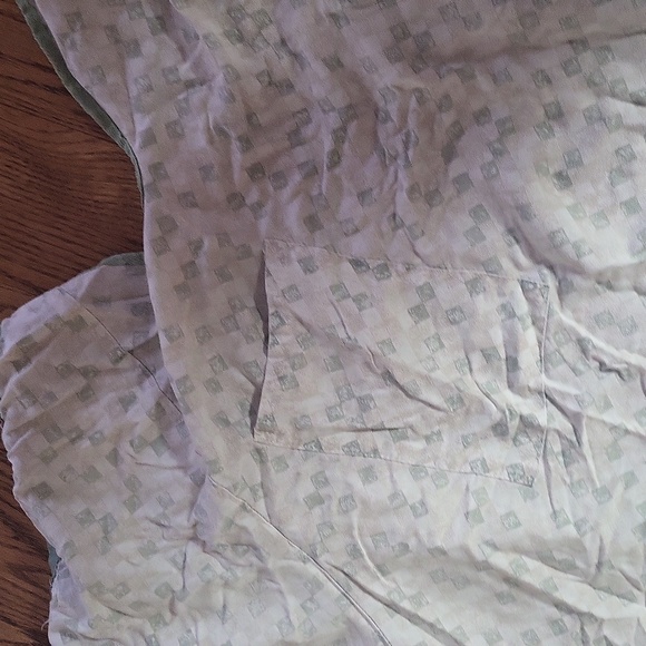 Lot Of 4 Medline Patient medical gowns 3/4 sleeve Shoulder snaps tie back blend - Picture 4 of 5